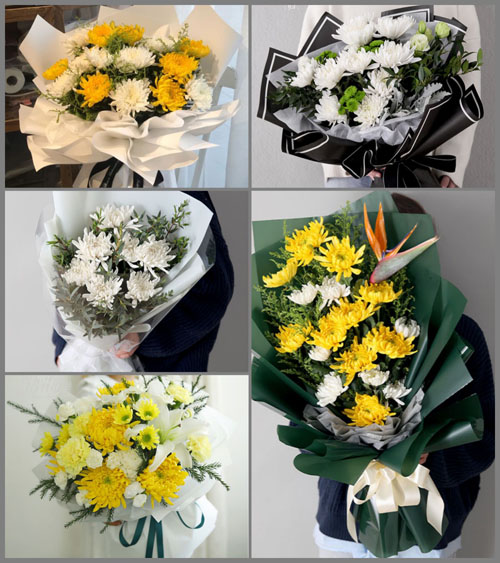 贵州遵义桐梓县花秋镇白事花束代送